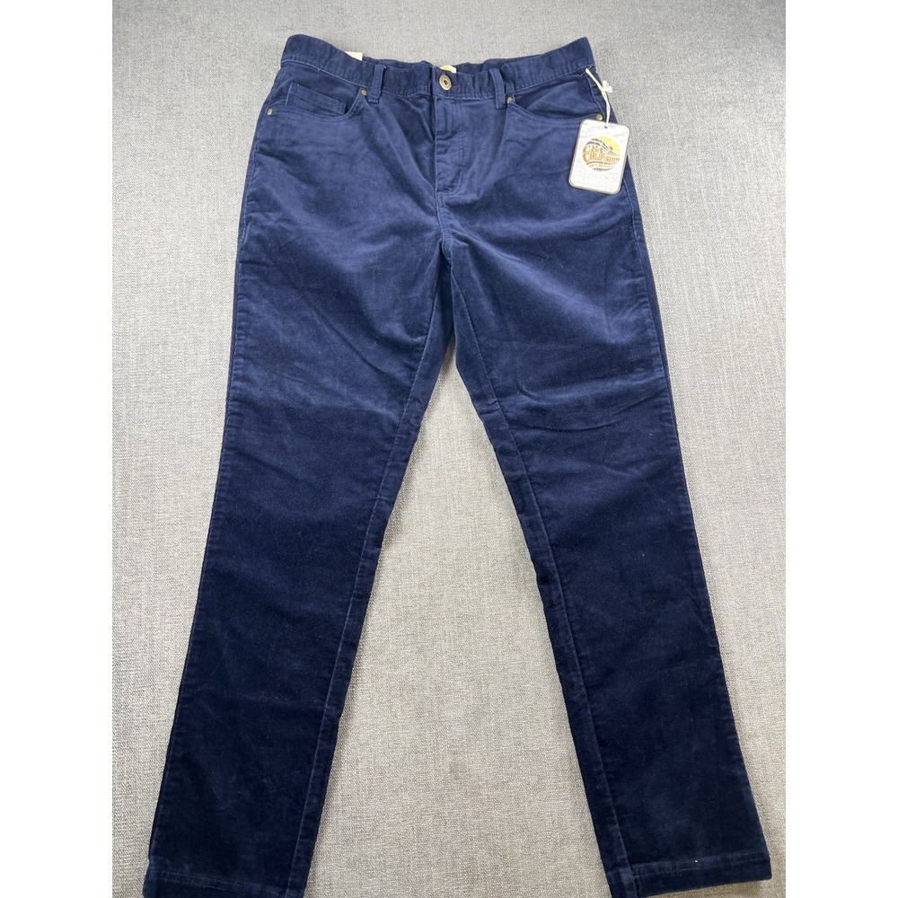 C & C California Vintage Wash Corduroy Blue Men's Pant Size 36 X 32 Preppy NWT
